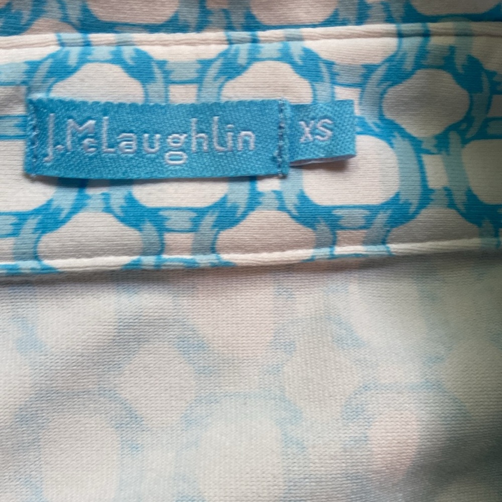 J McLaughlin button down blouse - Picture 2 of 5